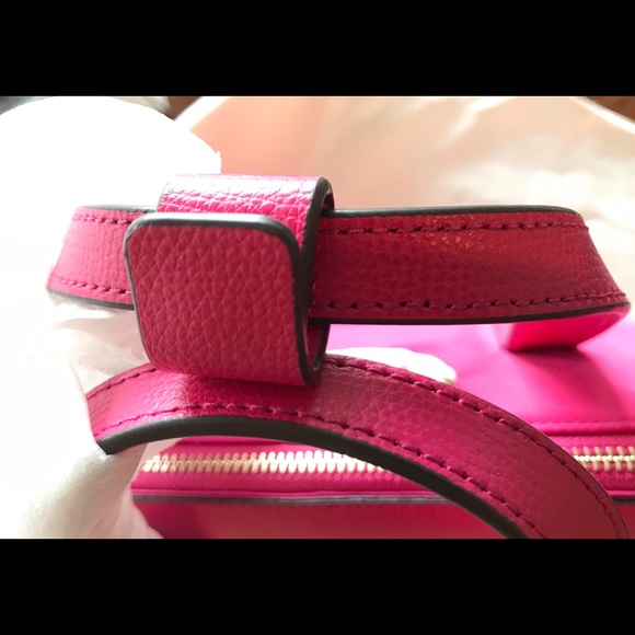 Henri Bendel Jestsetter Backpack Mini Peacock Pink - Picture 7 of 8